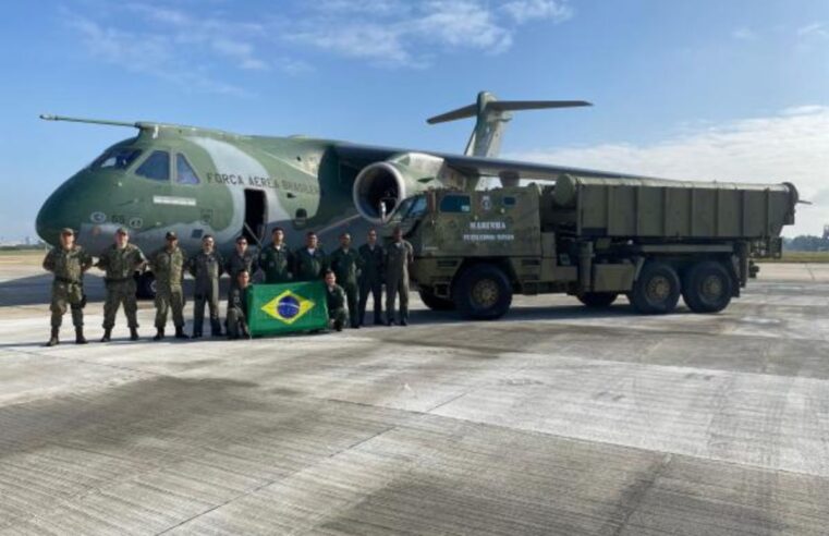 FAB realiza transporte inédito da viatura ASTROS acoplada ao Míssil MANSUP