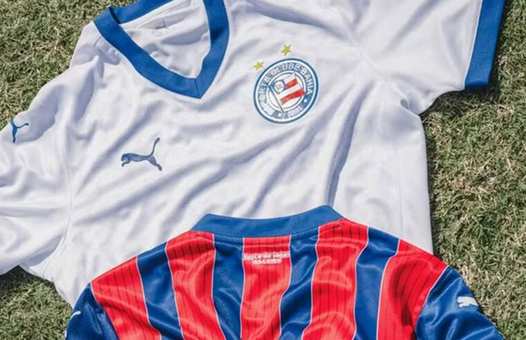 Bahia lança novas camisas para temporada 2025/2026