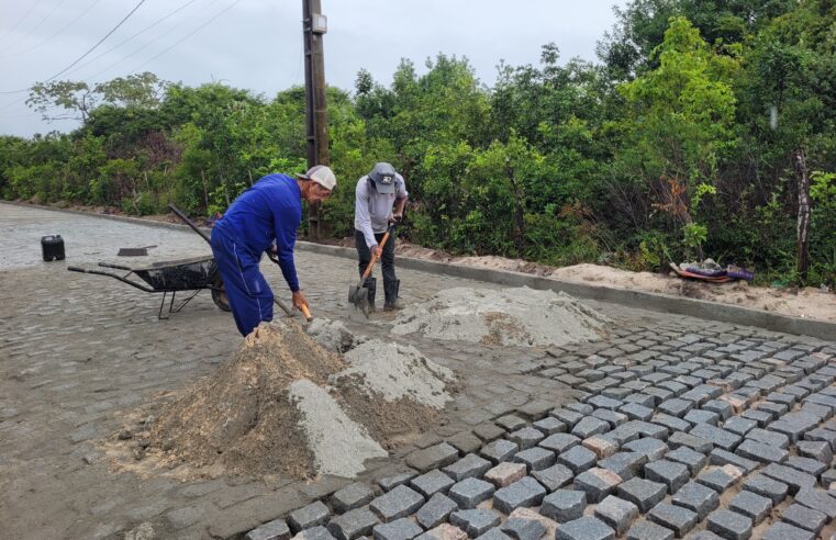 Prefeitura de Macaíba inicia pavimentação da Rua do Empório dos Guarapes
