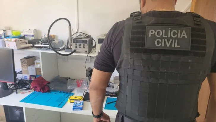 Técnico de celular é preso em Caicó com mais de 200 mil imagens de nudez e abusos, inclusive de crianças