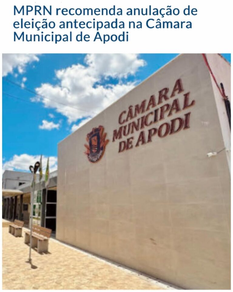 O Ministério Público do Rio Grande do Norte (MPRN), por meio da 2ª Promotoria de Justiça de Apod